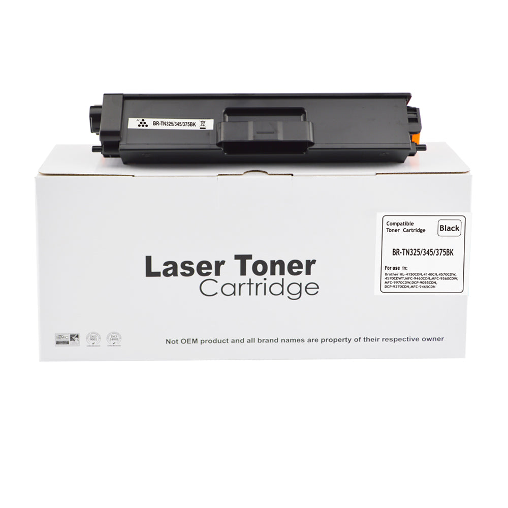 Brother TN325BK Compatible Black Toner Cartridge (4000 pages)