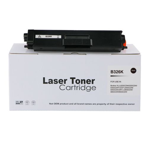 Brother TN326BK-COM Compatible Black Toner Cartridge (4000 pages)