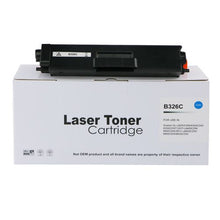 Load image into Gallery viewer, Brother TN326C-COM Compatible Cyan Toner Cartridge (3500 pages)