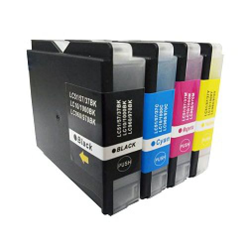 Brother LC1000BK/C/M/Y-COM Compatible Colour InkJet Cartridge