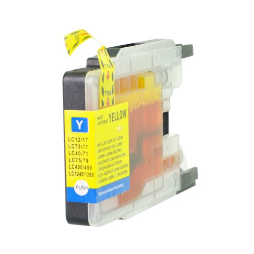 Brother LC1280Y-COM Compatible Yellow InkJet Cartridge 19ml (1200 pages)