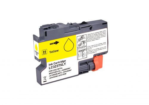Brother LC3237Y-COM Compatible Yellow InkJet Cartridge 18.4ml (1500 pages)
