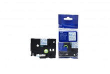 Load image into Gallery viewer, Brother TZe-143-COM Compatible Blue Label Tape 8m(l) x 18mm(w) Blue on Transparent