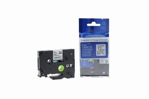 Brother TZe-231-COM Compatible Label Tape 8m(l) x 12mm(w) Black on White