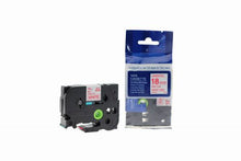 Load image into Gallery viewer, Brother TZe-242-COM Compatible Label Tape 8m(l) x 18mm(w) Red on White