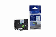 Load image into Gallery viewer, Brother TZe-243-COM Compatible Blue Label Tape 8m(l) x 18mm(w) Blue on White