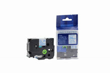 Load image into Gallery viewer, Brother TZe-253-COM Compatible Blue Label Tape 8m(l) x 24mm(w) Blue on White