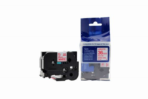 Brother TZe-262-COM Compatible Label Tape 8m(l) x 36mm(w) Black on White
