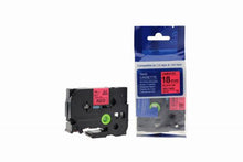 Load image into Gallery viewer, Brother TZe-441-COM Compatible Label Tape 8m(l) x 18mm(w) Black on Red