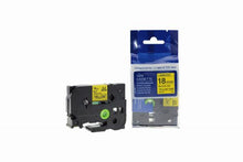 Load image into Gallery viewer, Brother TZe-641-COM Compatible Label Tape 8m(l) x 18mm(w) Black on Yellow