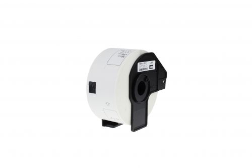 Brother DK-11208-COM Compatible Printer Labels 400 Labels Roll (38mm x 90mm) w/ plastic spool and holder