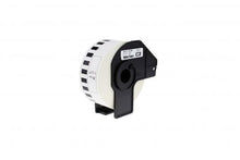 Load image into Gallery viewer, Brother DK22210-COM Compatible Printer Labels 29mm x 30.48m Thermal Paper Roll w/ plastic spool and holder