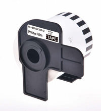 Load image into Gallery viewer, Brother DK22212-COM Compatible Printer Labels 62mm x 15.24m w/ plastic spool and holder