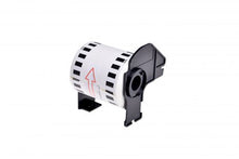 Load image into Gallery viewer, Brother DK-22606-COM Compatible Printer Labels 62mm x 15.24m w/ plastic spool and holder