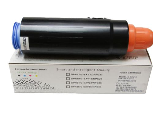 Canon C-EXV15-COM Compatible Black Toner Cartridge (33000 pages)