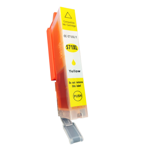 Canon CLI-571XLY-COM Compatible Yellow InkJet Cartridge 720ml