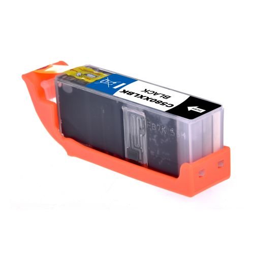 Canon PGI-580PGBK XXL-COM Compatible Black InkJet Cartridge 24.4ml (600 pages)