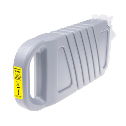 Canon PFI-706Y-COM Compatible Yellow InkJet Cartridge 700ml