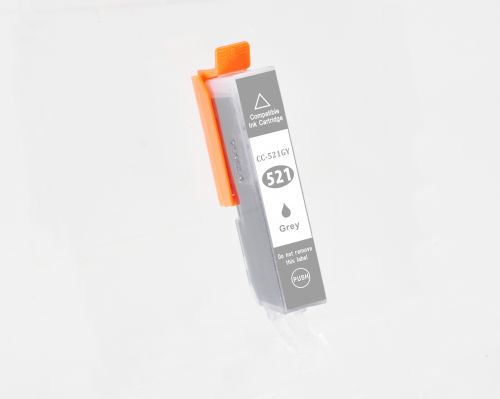 Canon CLI-521GY-COM Compatible Grey InkJet Cartridge 9.5ml (710 pages)