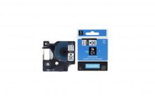 Load image into Gallery viewer, Dymo 45013-COM Compatible Label Tape 7m(l) x 12mm(w) Black on White