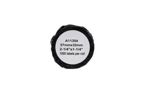 Dymo 11354-COM Compatible Printer Labels 1000 labels Pack (32mm x 57mm)