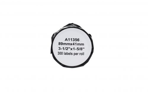 Dymo 11356-COM Compatible Printer Labels 500 labels Pack (89mm x 41mm)