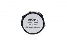 Load image into Gallery viewer, Dymo 99010-COM Compatible Printer Labels 130 labels Pack (28mm x 89mm)