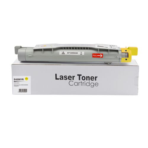 Epson S050242-COM Compatible Yellow Toner Cartridge (8000 pages)