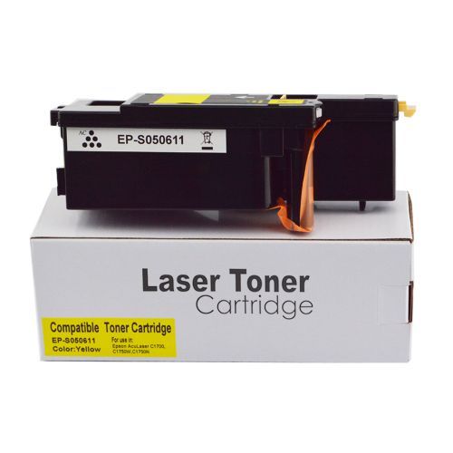 Epson S050611-COM Compatible Yellow Toner Cartridge (1400 pages)