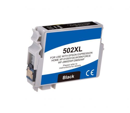 Epson C13T02W14010-COM Compatible Black InkJet Cartridge 12ml (550 pages)