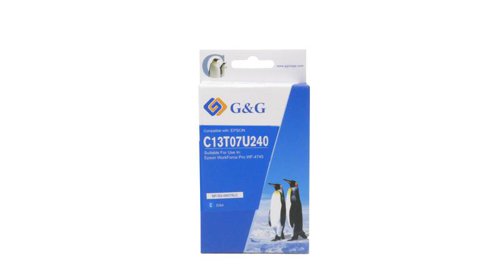 Epson C13T07U240-COM Compatible Cyan InkJet Cartridge 24.8ml (1900 pages)