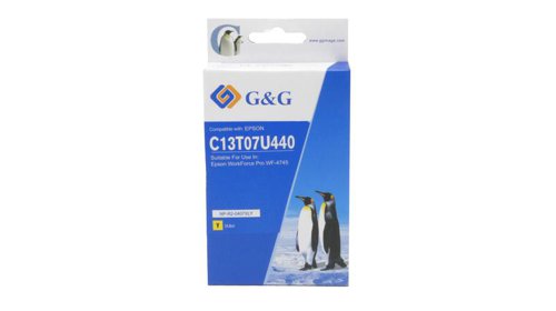 Epson C13T07U440-COM Compatible Yellow InkJet Cartridge 24.8ml (1900 pages)