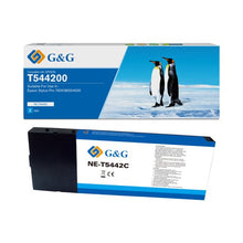 Load image into Gallery viewer, Epson T544200-COM Compatible Cyan InkJet Cartridge 220ml