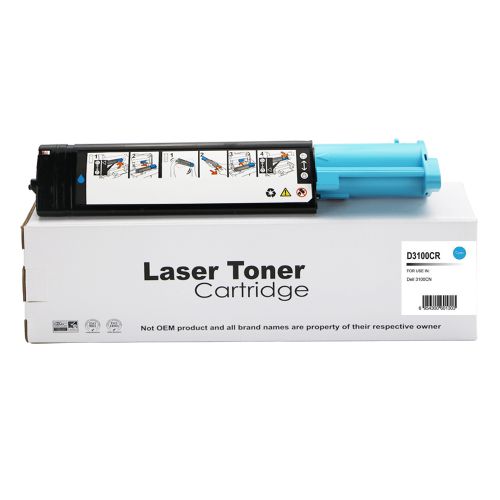 Dell 593-10061-COM Compatible Cyan Toner Cartridge (4000 pages)