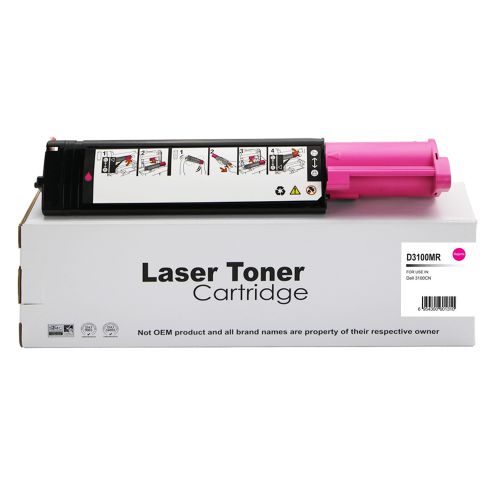 Dell 593-10062-COM Compatible Magenta Toner Cartridge (4000 pages)