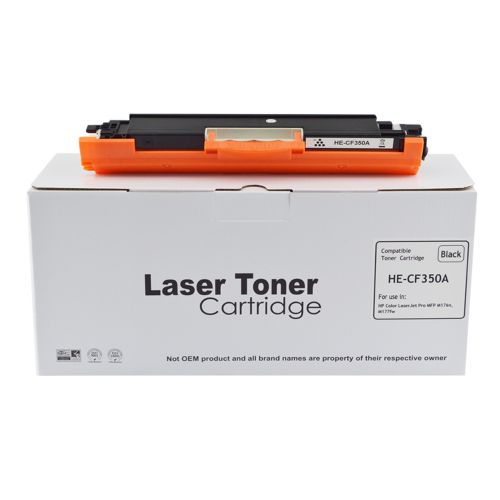 Hewlett Packard CF350A-COM Compatible Black Toner Cartridge (1300 pages)
