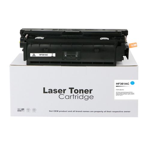Hewlett Packard CF361A-COM Compatible Cyan Toner Cartridge (5000 pages)