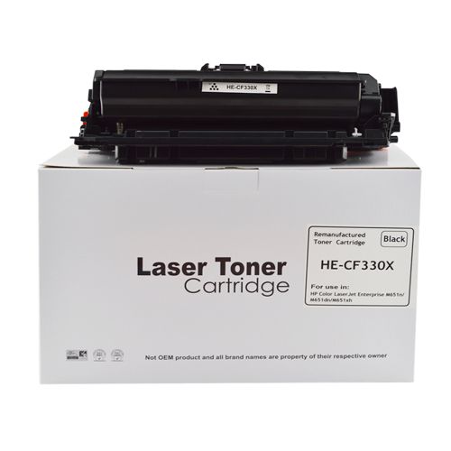 Hewlett Packard CF330X-COM Compatible Black Toner Cartridge (20500 pages)
