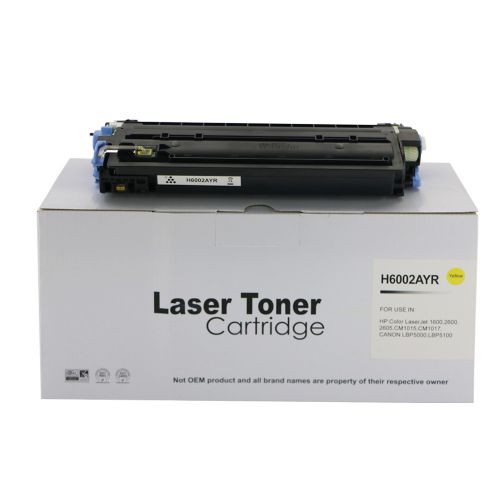 Hewlett Packard Q6002A-COM Compatible Yellow Toner Cartridge (2500 pages)
