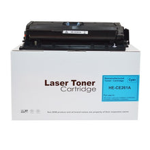 Load image into Gallery viewer, Hewlett Packard CE261A-COM Compatible Cyan Toner Cartridge (11000 pages)