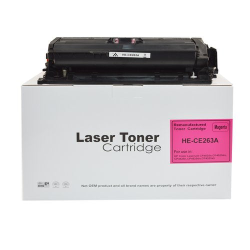 Hewlett Packard CE263A-COM Compatible Magenta Toner Cartridge (11000 pages)