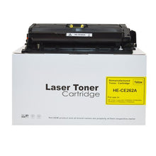 Load image into Gallery viewer, Hewlett Packard CE262A-COM Compatible Yellow Toner Cartridge (11000 pages)