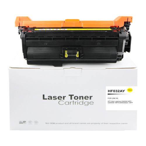 Hewlett Packard CF032A-COM Compatible Yellow Toner Cartridge (11250 pages)