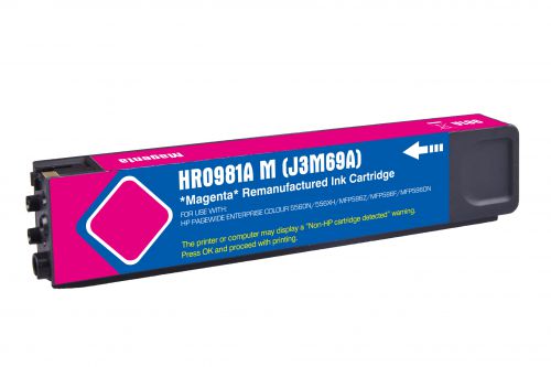 Hewlett Packard J3M69A-COM Compatible Magenta InkJet Cartridge 110ml (6000 pages)