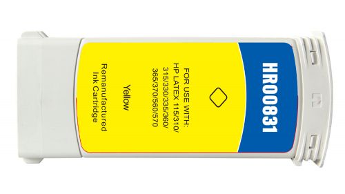 Hewlett Packard CZ697A-COM Compatible Yellow InkJet Cartridge 775ml