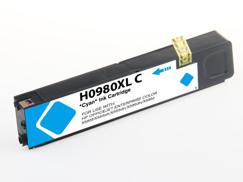Hewlett Packard D8J07A-COM Compatible Cyan InkJet Cartridge 120ml (6600 pages)