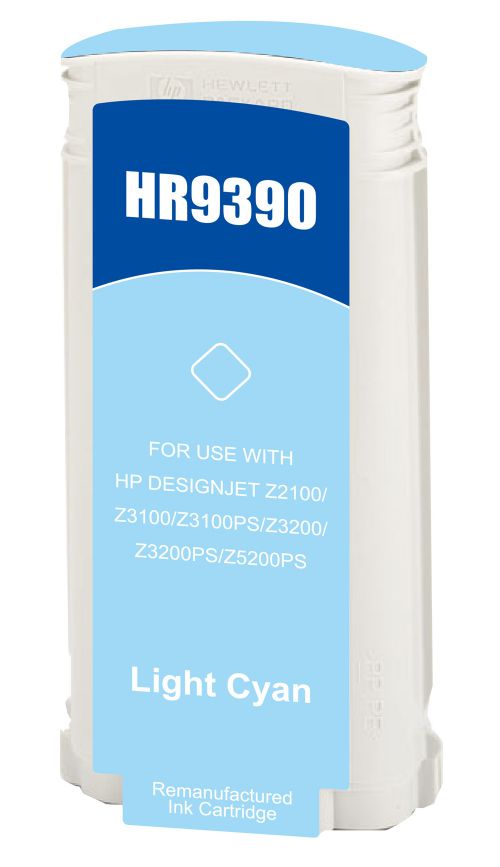 Hewlett Packard C9390A-COM Compatible Cyan InkJet Cartridge 130ml