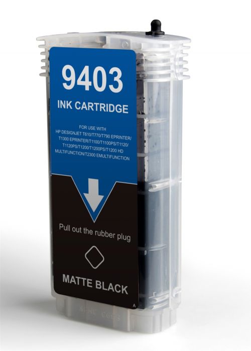 Hewlett Packard C9403A-COM Compatible Black InkJet Cartridge 130ml