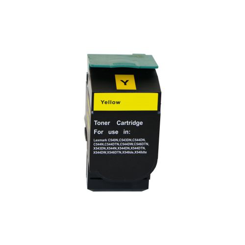 Lexmark C544XIYG-COM Compatible Yellow Toner Cartridge (4000 pages)
