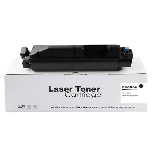 Kyocera Mita TK5135K-COM Compatible Black Toner Cartridge (10000 pages)